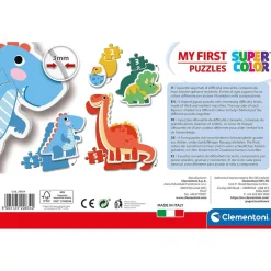 - Puzzle infantil progresivo de dinosaurios ㅤ*CLEMENTONI Outlet