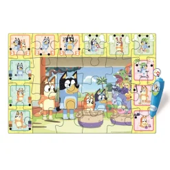 Clementoni - Puzzle Interactivo de Suelo 24 piezas -*BLUEY Discount