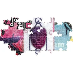 New - Puzzle panorámico del juego del calamar 1000 piezas ㅤ Juegos Y Puzzles