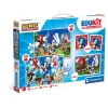 Clearance - Puzzles Edukit 4 en 1 Sonic Juguetes Educativos Y Libros|Juegos Y Puzzles