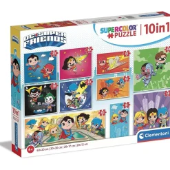 - Puzzles progresivos de superhéroes DC Comics, 10 en 1, multicolor, tamaño medium ㅤ*CLEMENTONI Sale