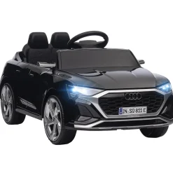 Coche Eléctrico Audi Q8 Etron Sportback 12V Negro Vehículos De Batería O A Pedales