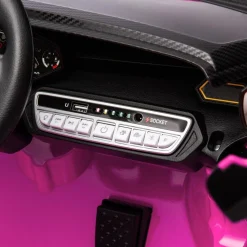 Best Coche eléctrico Lamborghini Autentica Rosa Vehículos De Batería O A Pedales