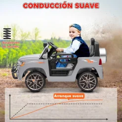 Coche eléctrico Toyota LAND CRUISER Gris*AIYAPLAY Outlet