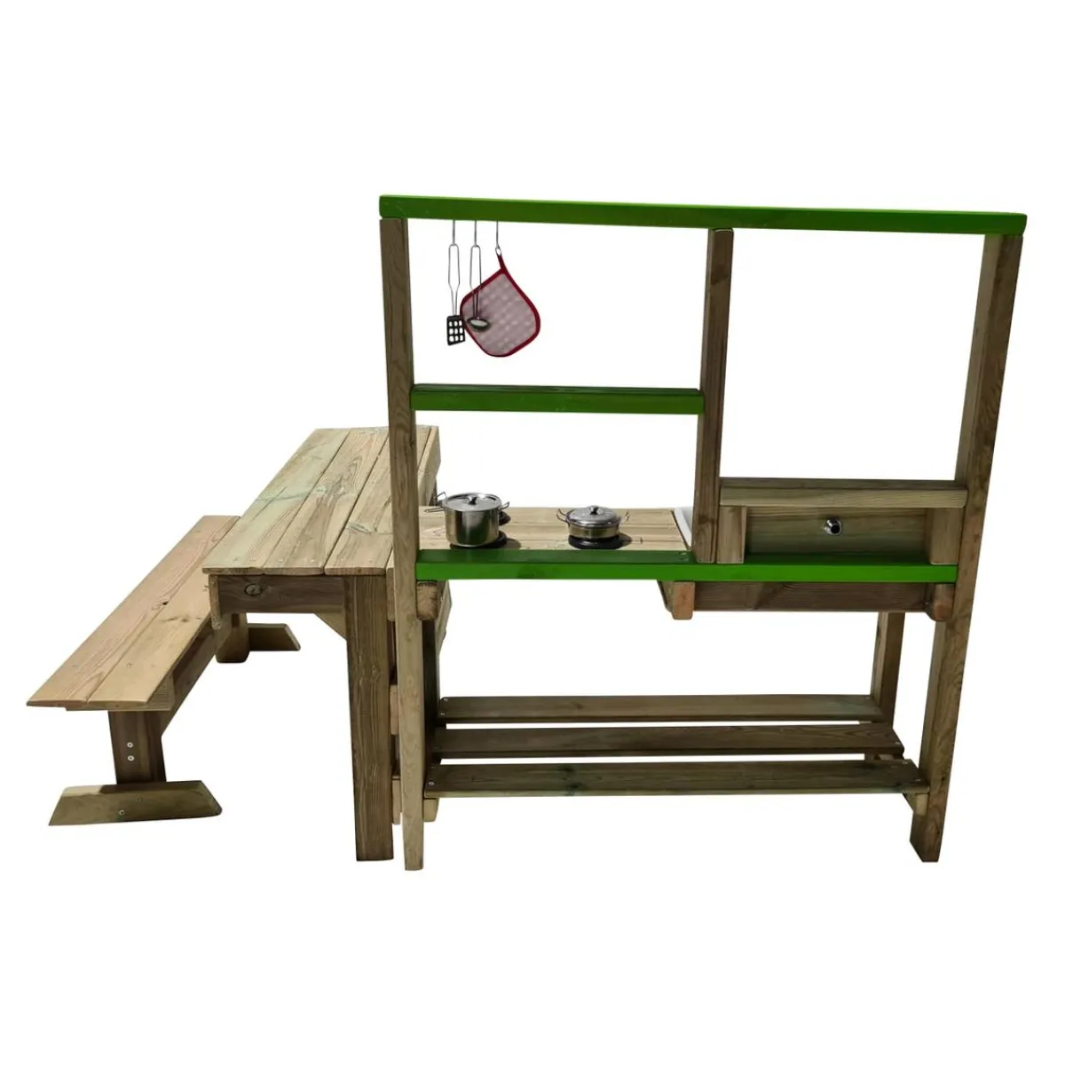 Cocina de madera de exterior Spicy Delicious Casas