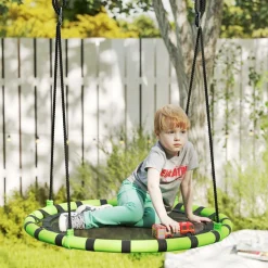 Columpio exterior para niños Negro*AIYAPLAY Best