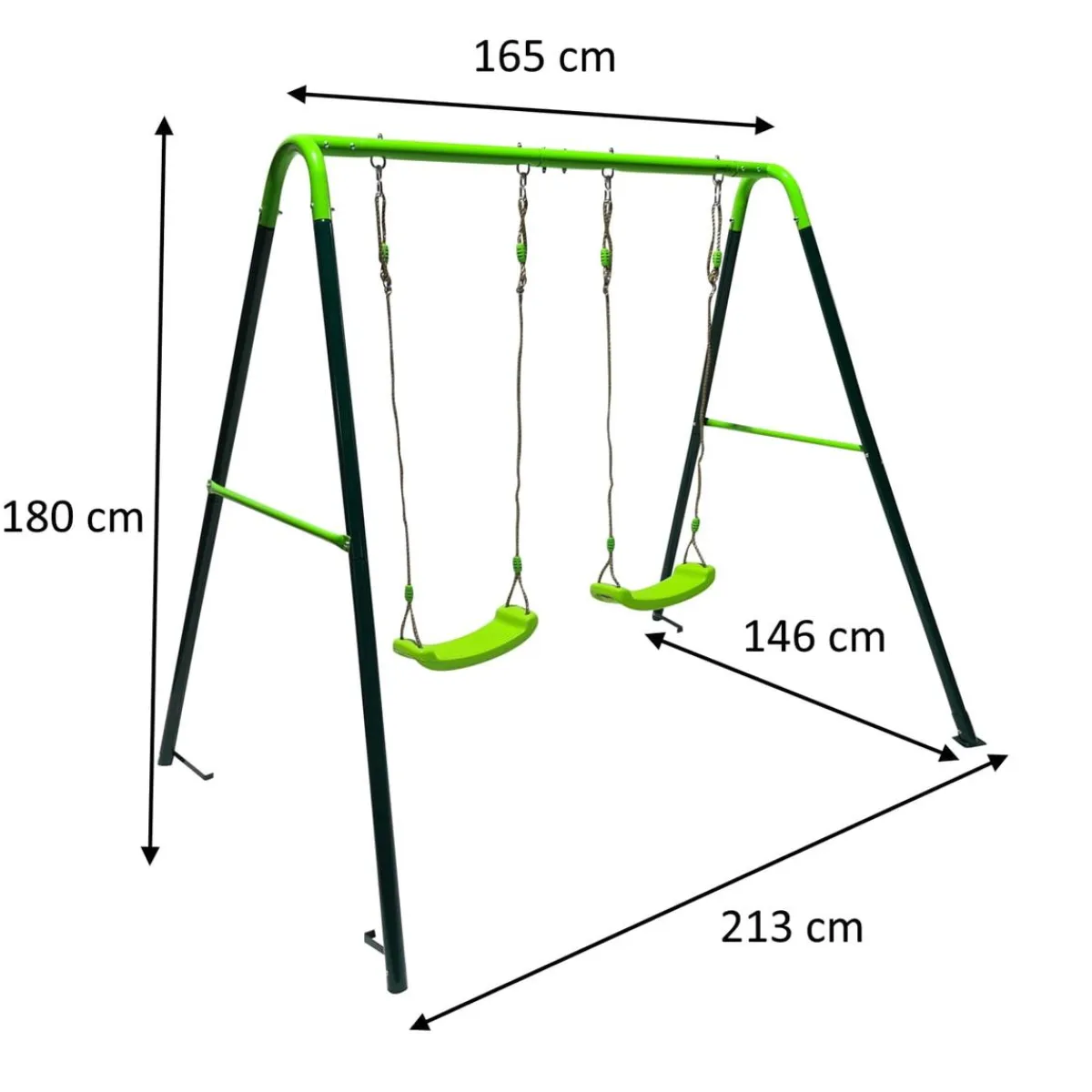 Best Columpio metálico doble Olea Columpios