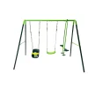 Columpio metálico triple Gingo + asiento bebé*MASGAMES Clearance