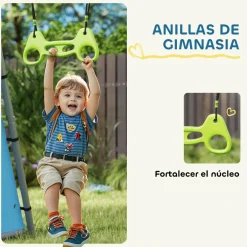 New Conjunto 3 en 1 para jardín Columpios