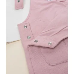 Conjunto bebé con peto rosa*Prenatal Best