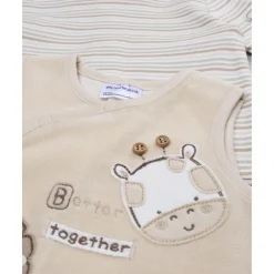 Discount Conjunto bebé peto beige jirafa/león Ropa Y Accesorios·Peleles|Recién Nacido·Ropa Y Accesorios