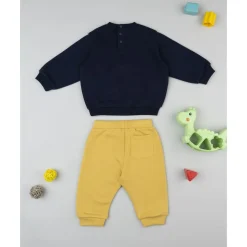 Best Conjunto de niño azul y amarillo Dino Niño·Bebé Niño 3-36 Meses|Bebé Niño 3-36 Meses·Conjuntos Y Deporte
