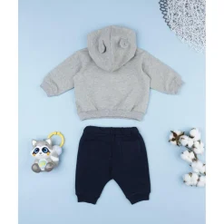 Outlet Conjunto felpa niño gris y azul con perrito Niño·Bebé Niño 3-36 Meses|Bebé Niño 3-36 Meses·Conjuntos Y Deporte