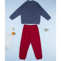 Conjunto jogging azul y burdeos para niño*Prenatal Clearance