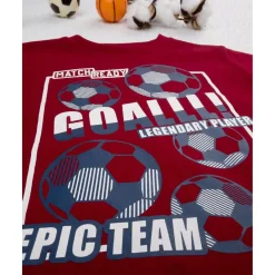 Conjunto jogging burdeos y azul para niño*Prenatal Hot