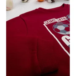 Conjunto jogging burdeos y azul para niño*Prenatal Hot