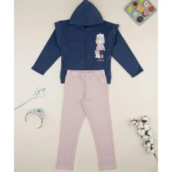 Conjunto jogging de niña azul y rosa*Prenatal Clearance