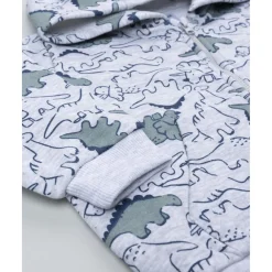 Conjunto jogging de niño gris con estampado Dino*Prenatal Hot