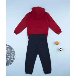 Conjunto jogging niño burdeos/azul capucha*Prenatal New