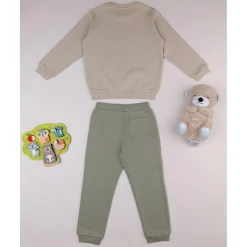 Conjunto jogging verde para niño Niño·Niño 2-10 Años|Niño 2-10 Años·Conjuntos Y Deporte
