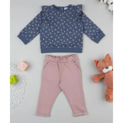 Best Conjunto niña azul y rosa con flores Niña·Bebé Niña 3-36 Meses|Bebé Niña 3-36 Meses·Vestidos, Conjuntos Y Deporte