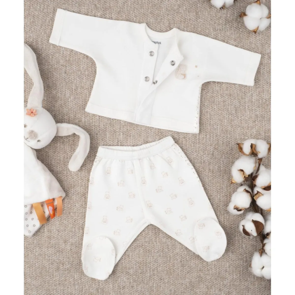 Conjunto Unisex Extra Pequeño "Ositos"*Prenatal Clearance