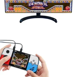 Consola de juegos portátil G9 666 juegos Figuras De Acción