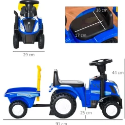 Correpasillos Tractor New Holland Azul*PL OCIOTRENDS Discount