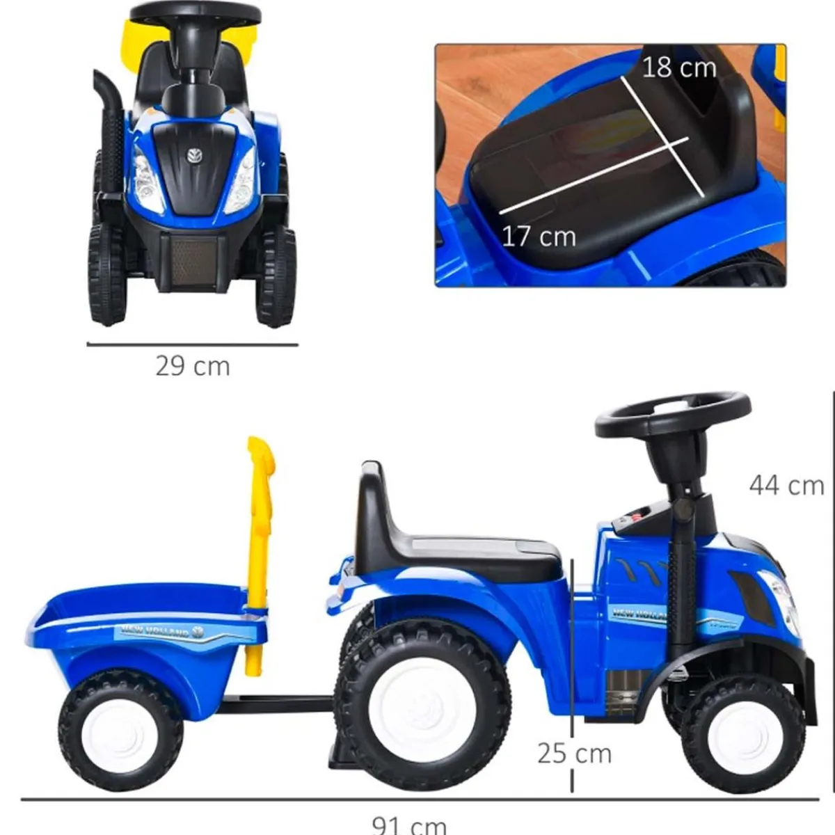 Correpasillos Tractor New Holland Azul*PL OCIOTRENDS Discount