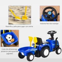 Correpasillos Tractor New Holland Azul*PL OCIOTRENDS Discount