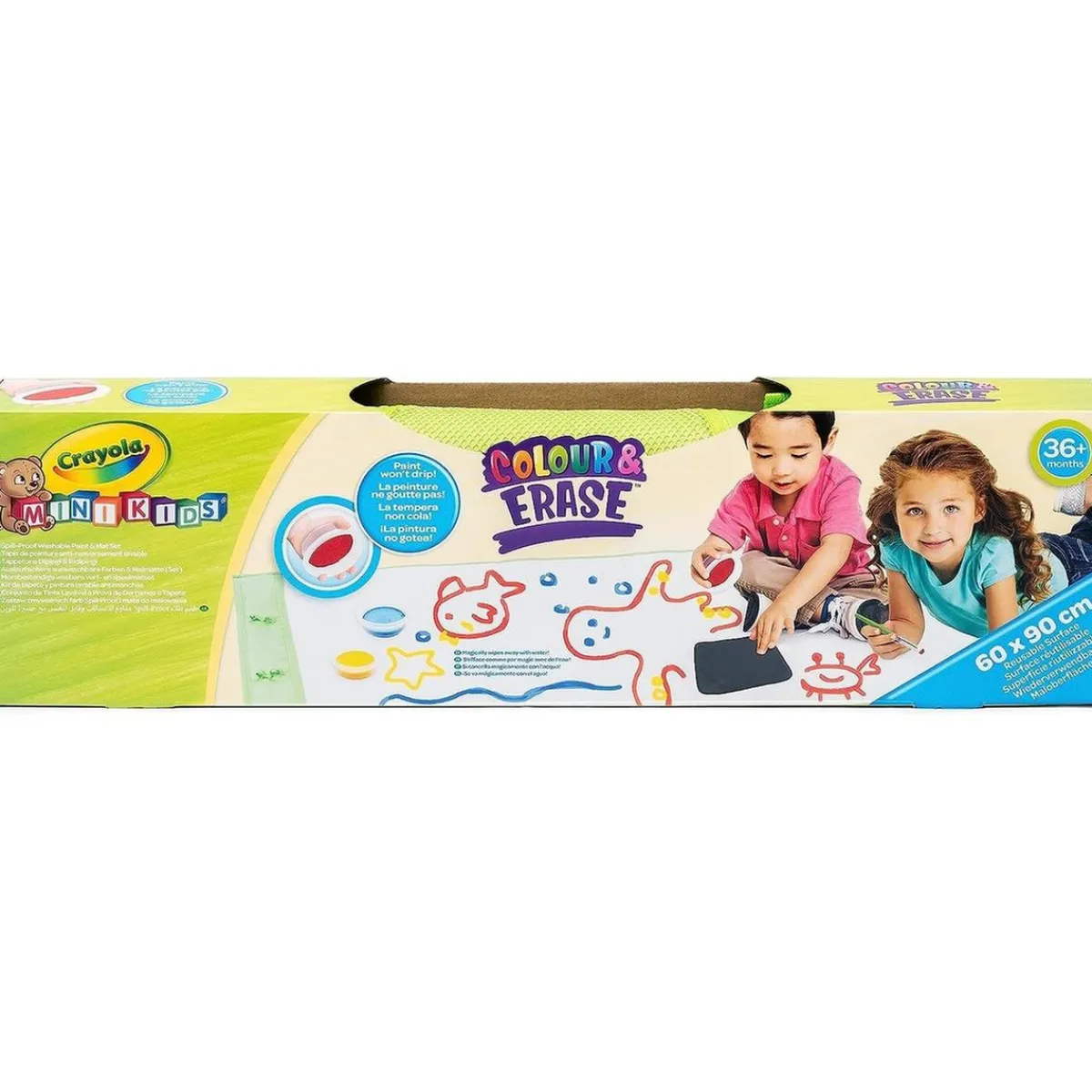 - Alfombra reutilizable para pintar con témperas lavables ㅤ*CRAYOLA Hot