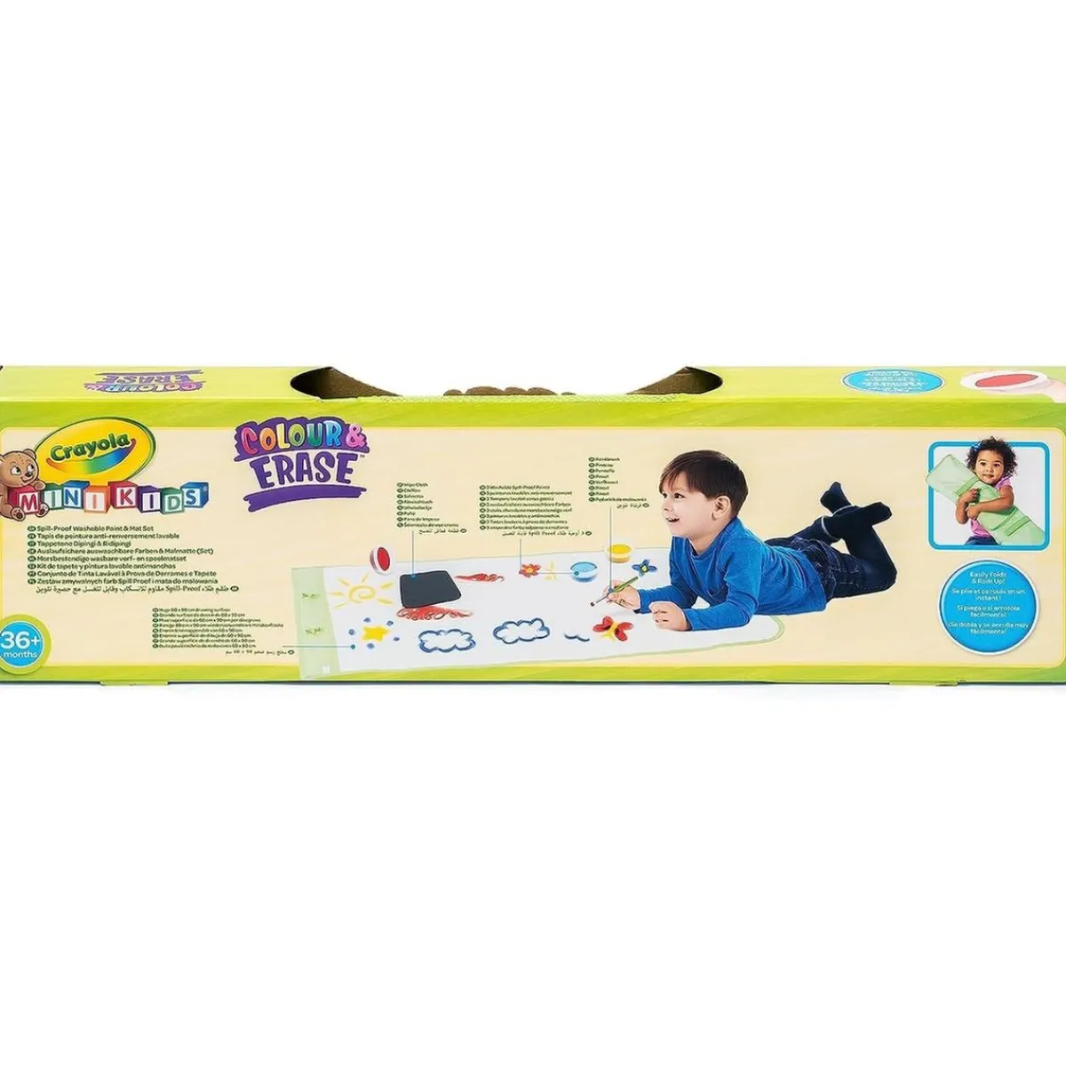 - Alfombra reutilizable para pintar con témperas lavables ㅤ*CRAYOLA Hot