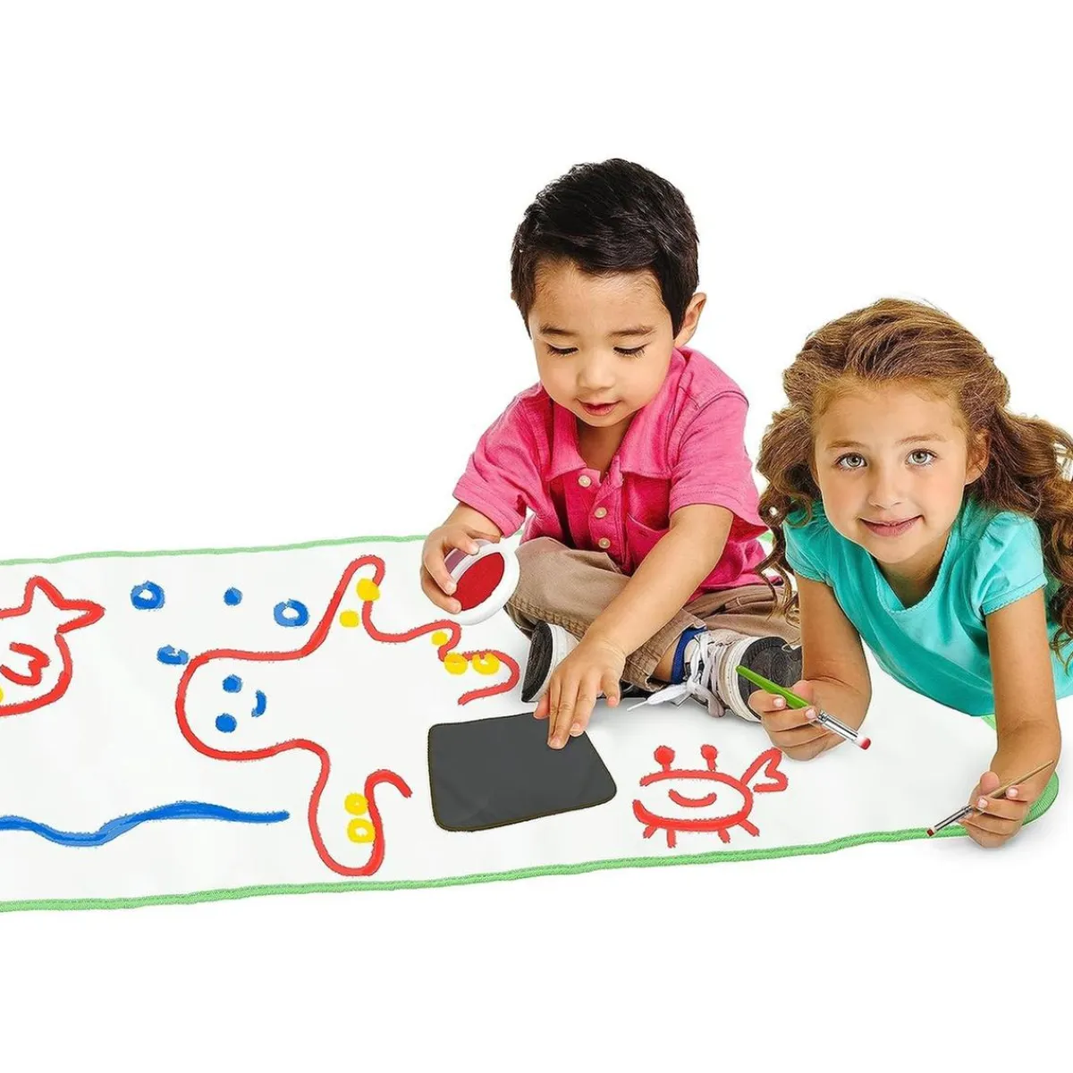 - Alfombra reutilizable para pintar con témperas lavables ㅤ*CRAYOLA Hot