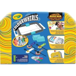 - Colourwhirls Arena de Combate + 4 Pinta Peonzas*CRAYOLA Hot