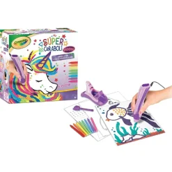 New Crayola - Súper Ceraboli Unicornio Neón Arte Y Manualidades