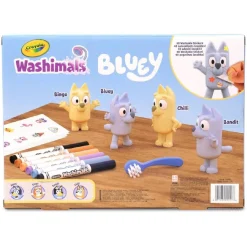 - Washimals: Bluey - 4 figuras para pintar y lavar*CRAYOLA