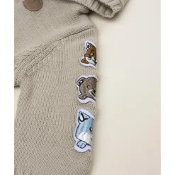 Cárdigan niño beige con capucha*Prenatal New