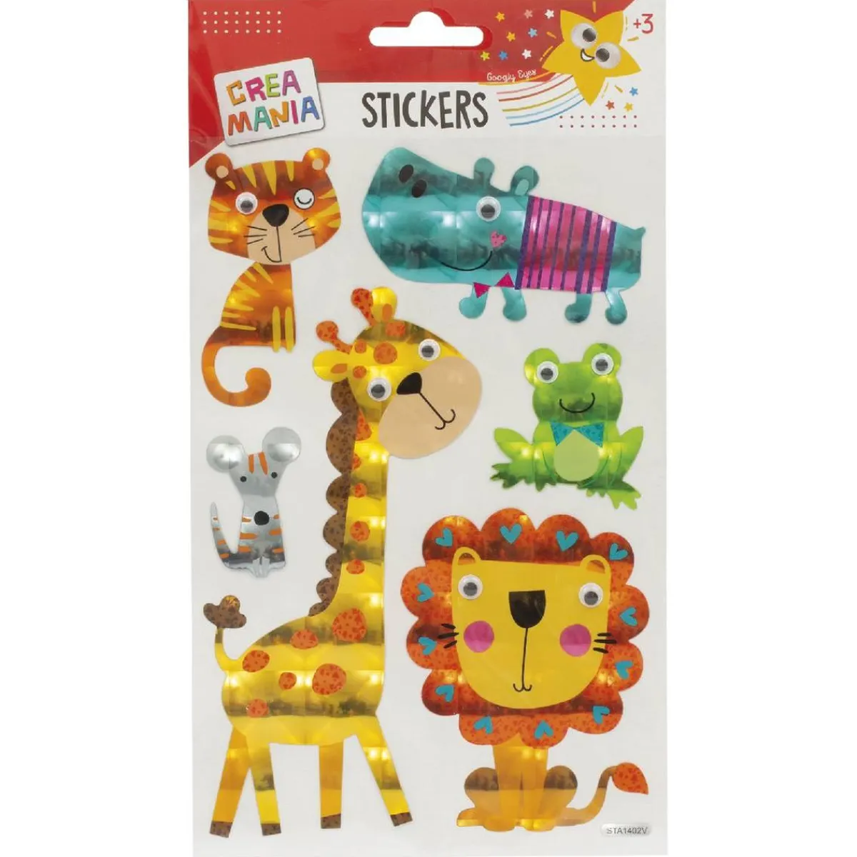 Clearance Creamania - Pegatinas Animales ojos divertidos (varios modelos) Deportes