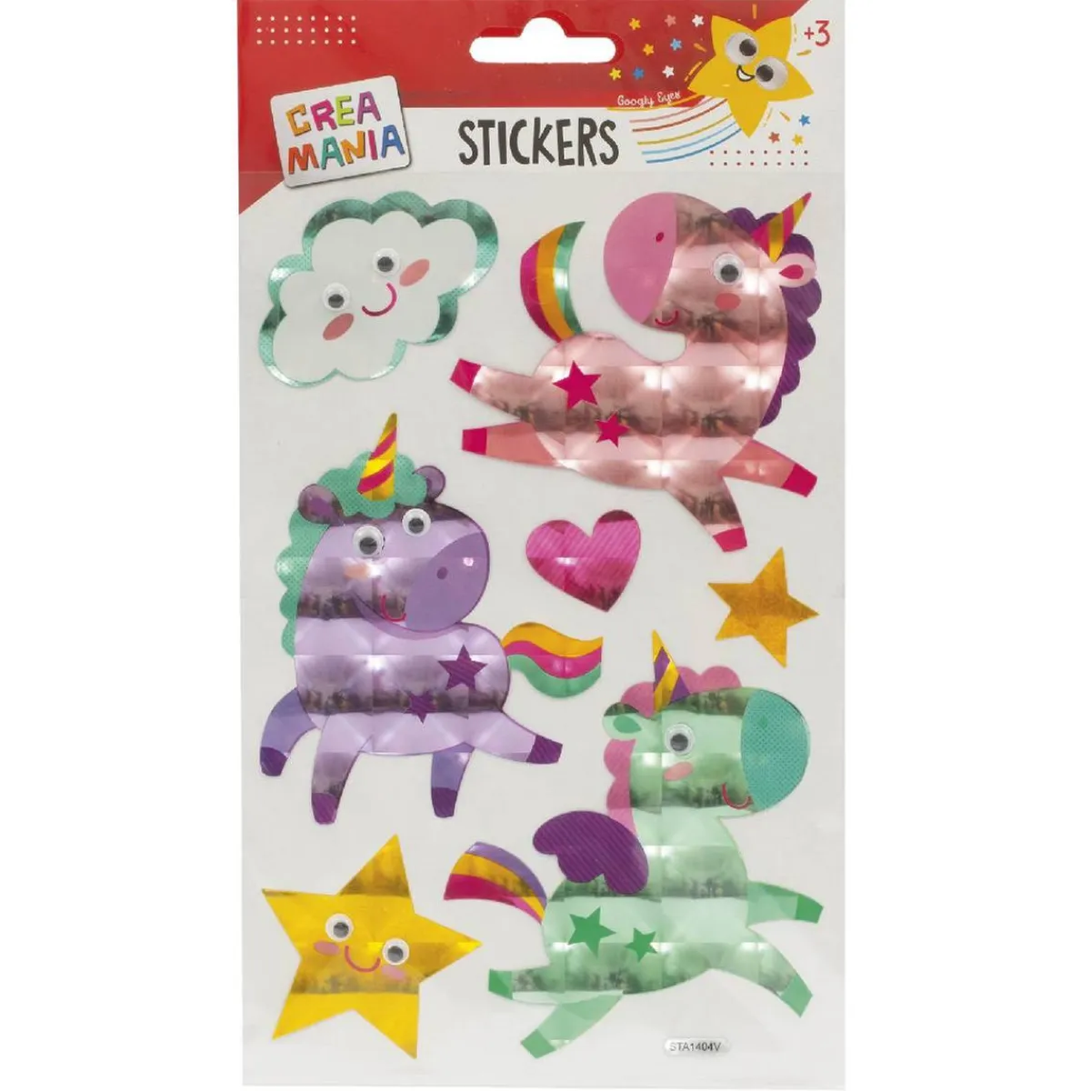 Clearance Creamania - Pegatinas Animales ojos divertidos (varios modelos) Deportes