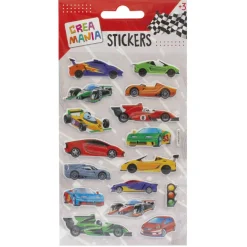 Creamania - Pegatinas Coches de carreras (varios modelos)*CREAMANIA UNISEX Outlet