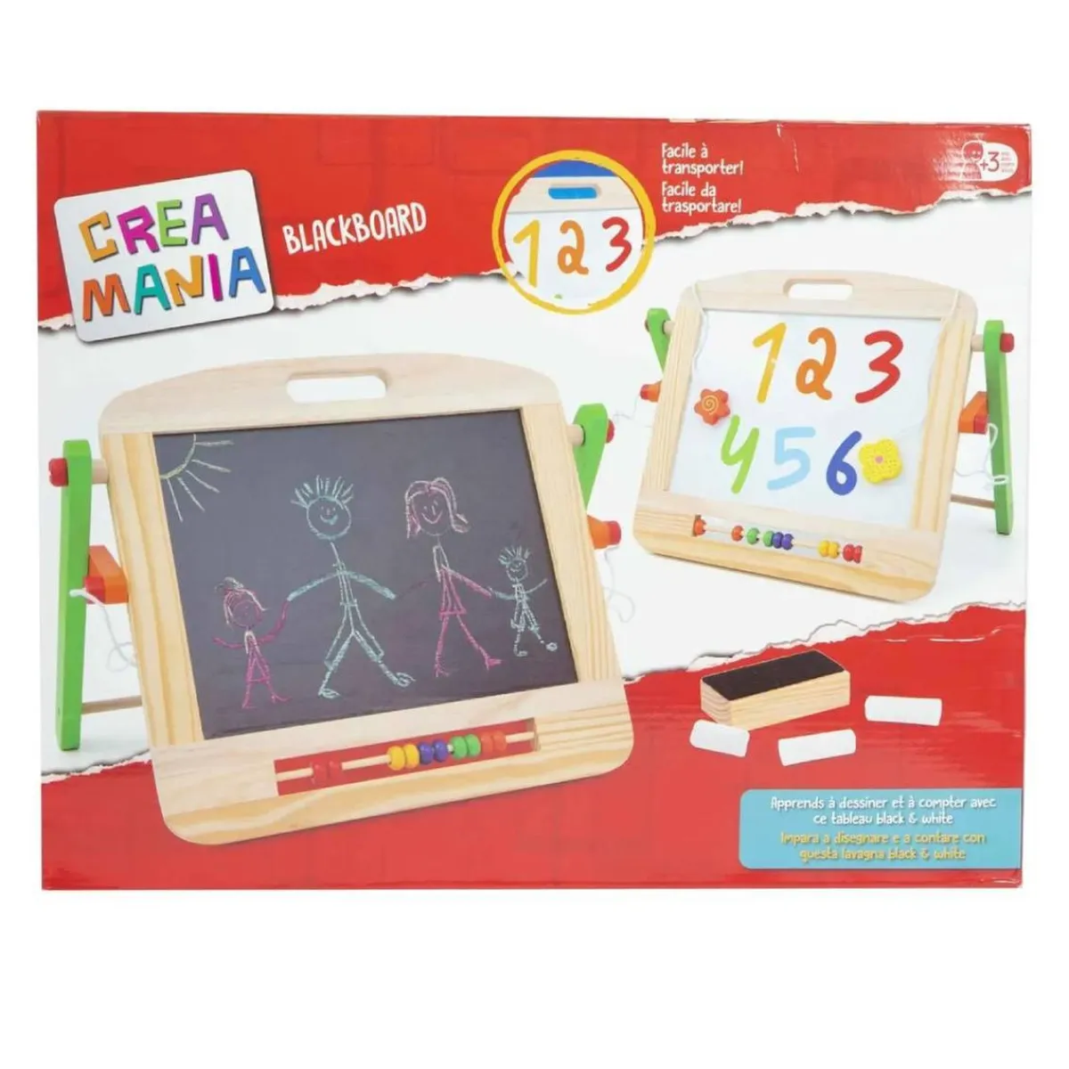 Creamania - Pizarra doble cara de madera*CREAMANIA UNISEX Online