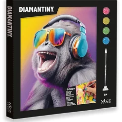 New Cuadro hilograma multicolor 30 x 30 cm - (Varios modelos) Arte Y Manualidades