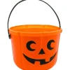 Online Cubo de almacenamiento de calabaza, altura 14 cm, diámetro 18 cm Disfraces|Halloween