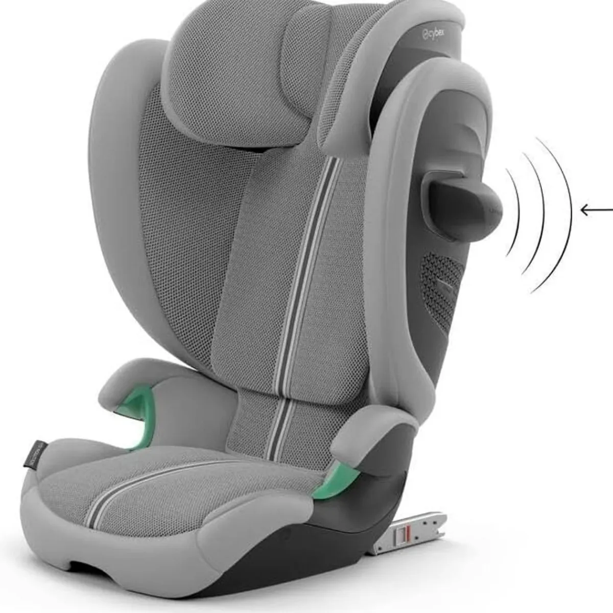 Outlet - Silla auto Solution G2 i-Fix Plus (100-150 cm) Stone Grey Sillas De Coche·Desde 100 A 150 Cm