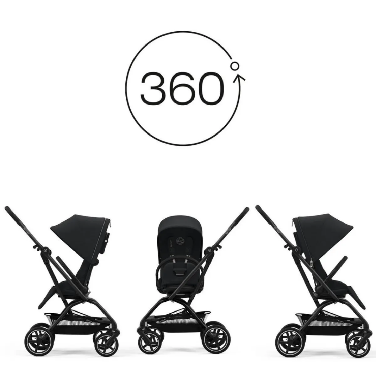 - Silla de paseo Eezy S Twist Plus 2 - Magic Black*CYBEX Sale