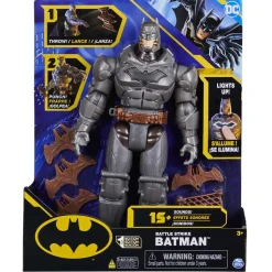 DC Cómics - - Figura articulada electrónica 30 cm con accesorios y sonidos ㅤ*BATMAN Clearance