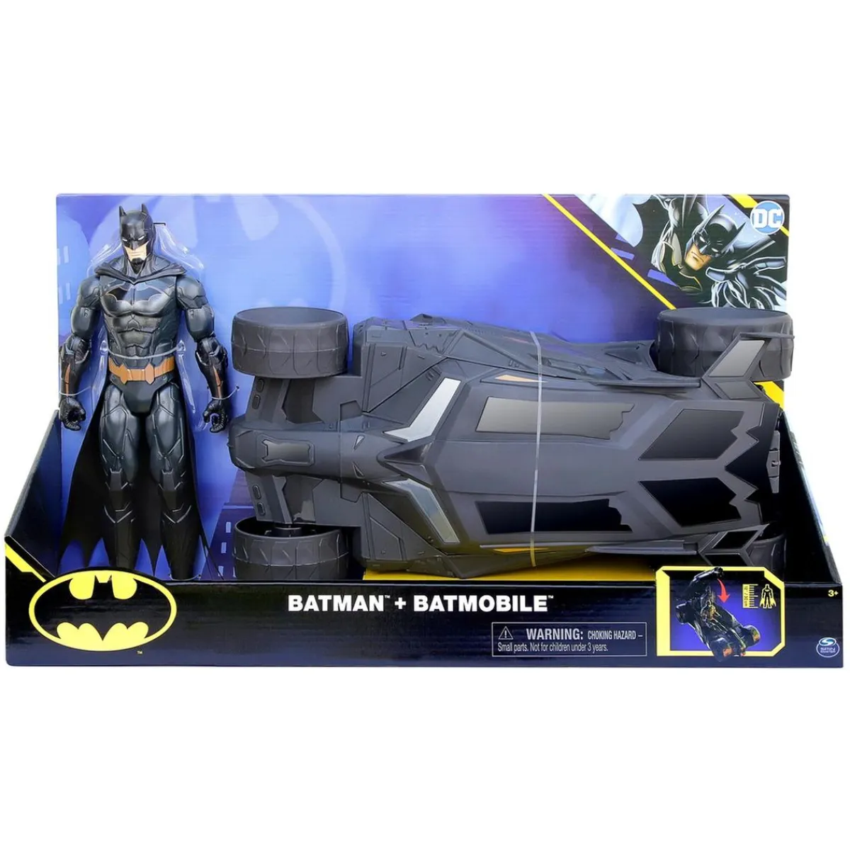 Sale Dc comics - - Set Batimóvil y figura de acción de 30 cm ㅤ Figuras De Acción