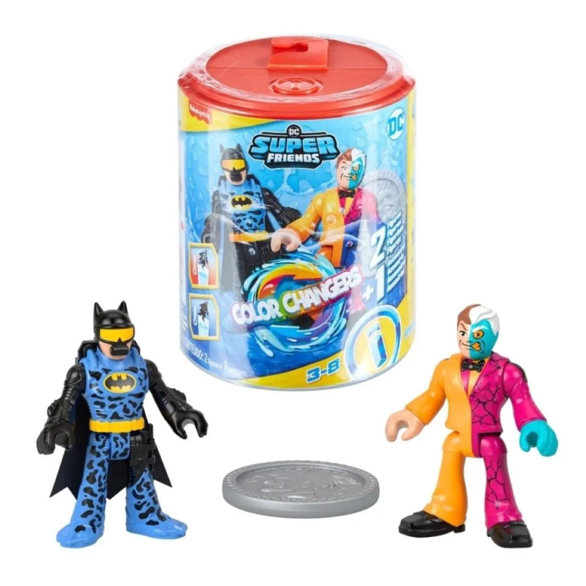 DC Super Friends - Figuras Color Changers (Varios modelos)*MATTEL