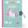 Online Diario secreto con candado y marcapáginas, tema unicornio Estilo De Vida
