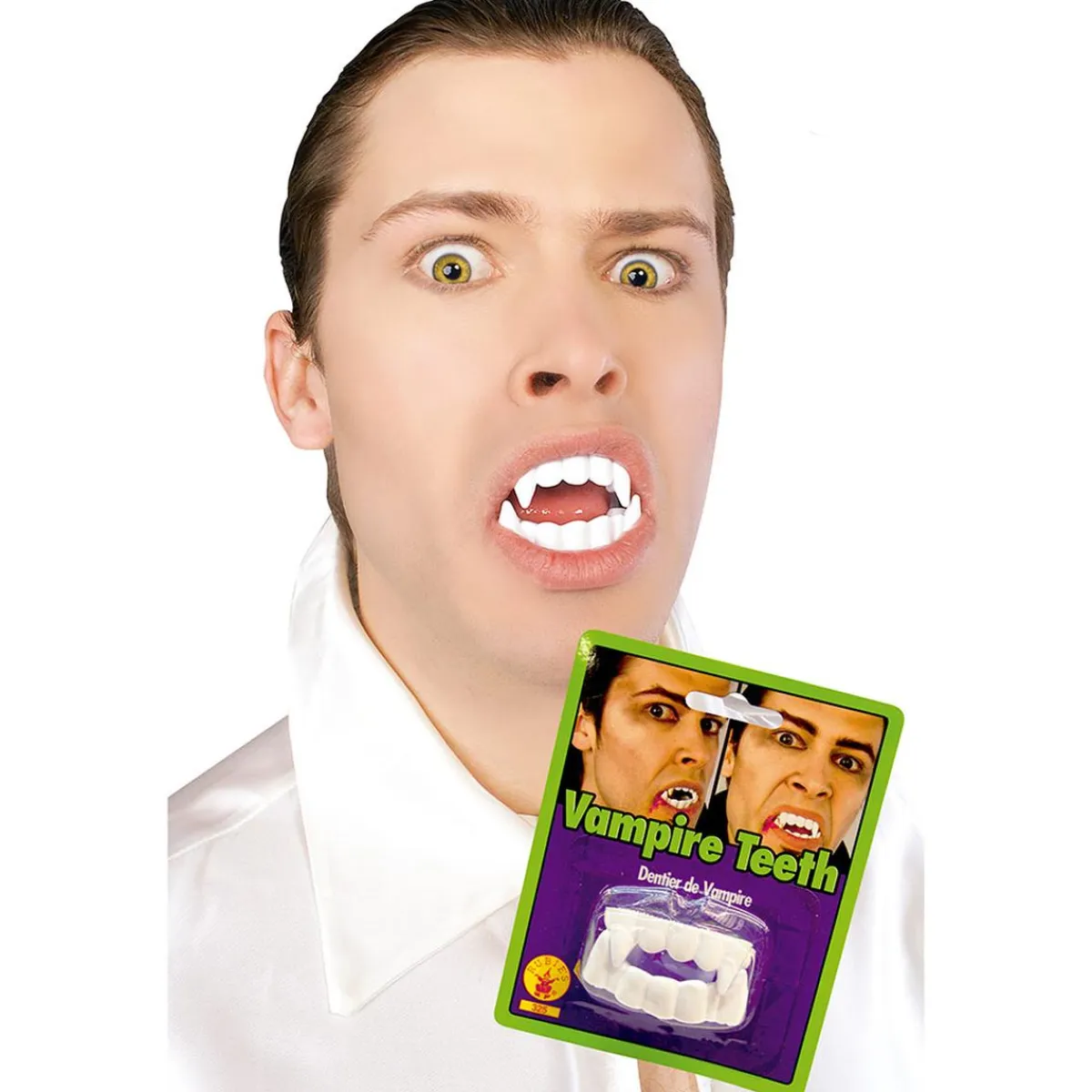 Sale Dientes de Vampiro en Blíster Disfraces|Halloween